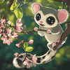 Sugar Glider Cartoon Diamond Painting