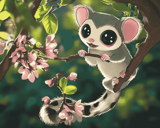 Sugar Glider Cartoon Diamond Painting