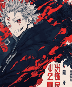 Sukuna Jujutsu Kaisen Anime Diamond Painting