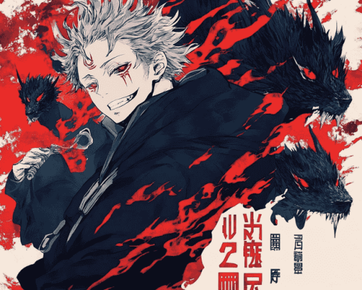 Sukuna Jujutsu Kaisen Anime Diamond Painting