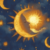 Sun and Moon Fantasy Diamond Painting