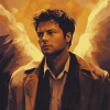 Supernatural Castiel Angel Diamond Painting