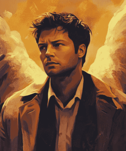 Supernatural Castiel Angel Diamond Painting