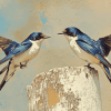 Swallow Birds Diamond Painting