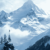 Swiss Alps Mountain View Diamond Painting