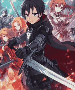 Sword Art Online Anime Diamond Painting