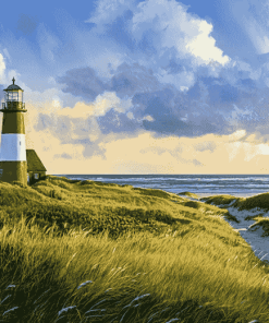 Sylt Lighthouses and Landscapes Diamond Painting