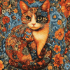 Tapestry Cat Masterpiece Diamond Painting