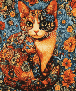 Tapestry Cat Masterpiece Diamond Painting