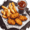 Tasty Chicken Nuggets Diamond Painting