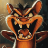 Taz Mania Cartoon Character Diamond Painting