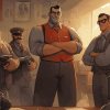 Team Fortress 2 Animation Diamond Painting