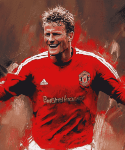 Teddy Sheringham Football Legend Diamond Painting