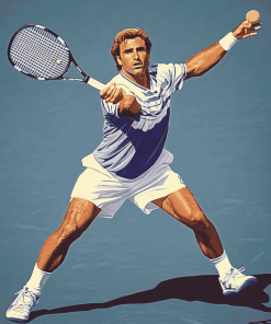 Tennis Legend Andre Agassi Diamond Painting