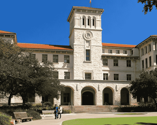 Texas University Landmark Diamond Painting