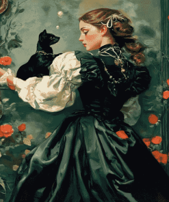 The Black Brunswicker Vintage Diamond Painting