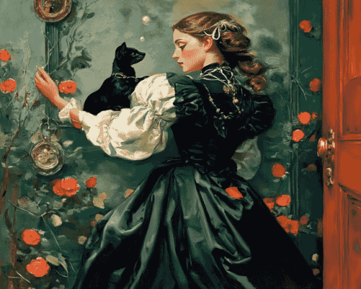 The Black Brunswicker Vintage Diamond Painting