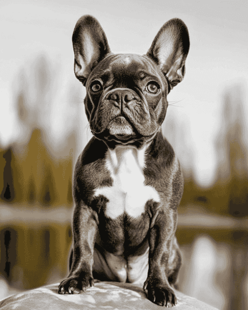 The Frenchton Puppy Charm Diamond Painting