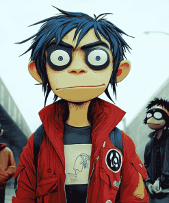 The Gorillaz Cartoon Diamond Painting