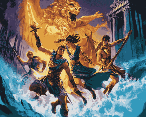 The Heroes of Olympus Animation Diamond Painting