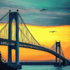 The Mackinac Bridge Scene Diamond Painting