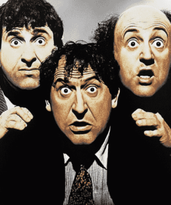 The Three Stooges Classic Humor Diamond Painting