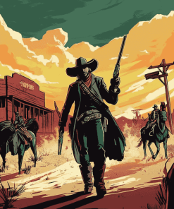 The Weird West Game Art Diamond Painting