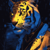 Tiger With Brilliant Eyes Diamond Painting