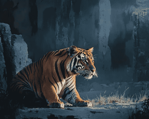 Tiger and Leopard Diamond Painting