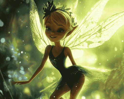 Tinker Bell Fantasy Diamond Painting