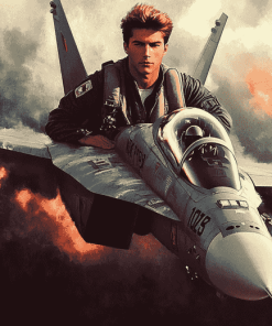 Top Gun Iconic Movie Diamond Painting