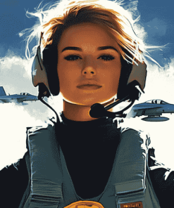 Top Gun Women Celebrities Diamond Painting