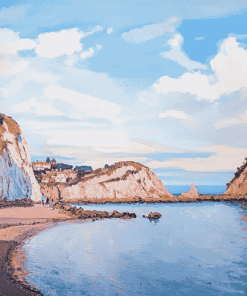 Torquay Beach Seascape Diamond Painting