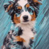 Toy Aussie Puppies Diamond Painting