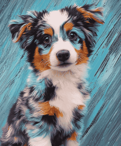 Toy Aussie Puppies Diamond Painting