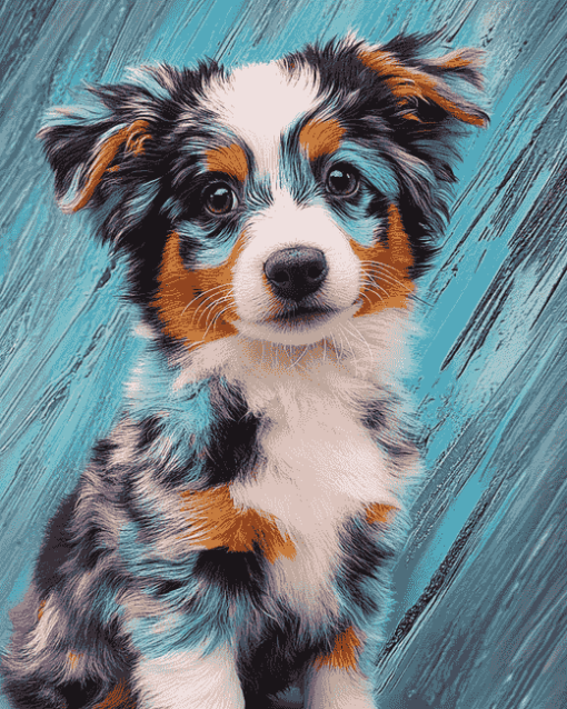 Toy Aussie Puppies Diamond Painting