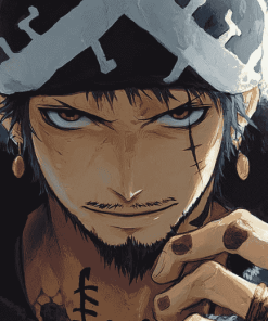 Trafalgar Law Anime Diamond Painting