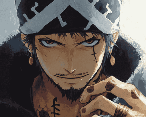 Trafalgar Law Anime Diamond Painting