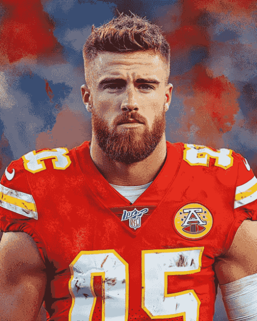 Travis Kelce Sport Icon Diamond Painting