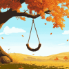 Tree Swing Cartoon Diamond Painting