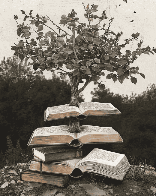 Finalizing the Trees and Books diamond artwork