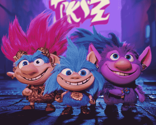 Trollz Cartoons Diamond Painting