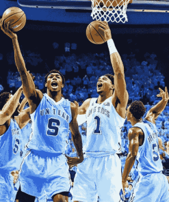 UNC Tar Heel Basketball Diamond Painting