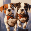 Underdog Puppy Friends Diamond Painting