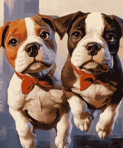 Underdog Puppy Friends Diamond Painting