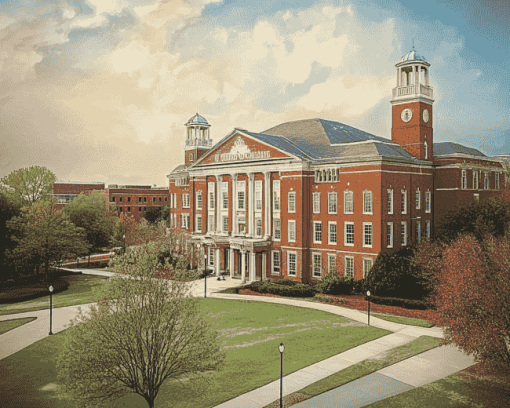 University of Kentucky Building Diamond Painting