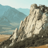 Uslan Rock Mountain Scenery Diamond Painting