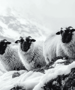 Valais Blacknose Sheep Diamond Painting