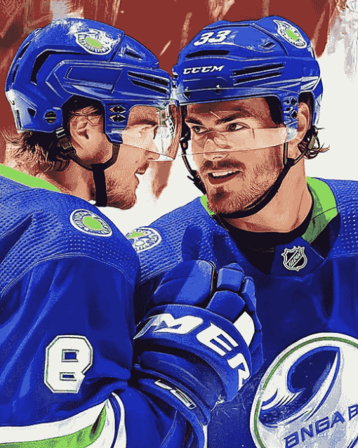 Vancouver Canucks Ice Hockey Diamond Painting