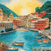 Vernazza Cities of Italy Diamond Painting